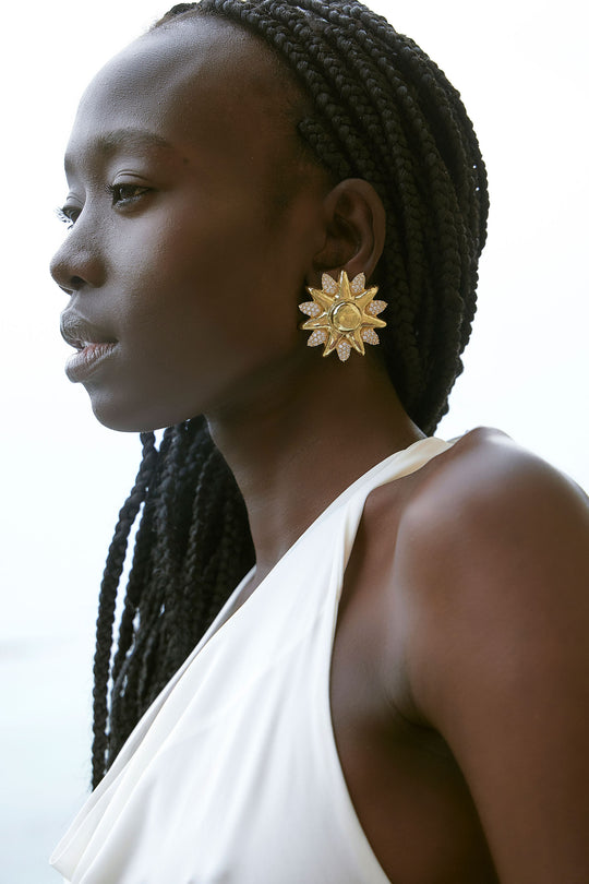 Star Burst Earring