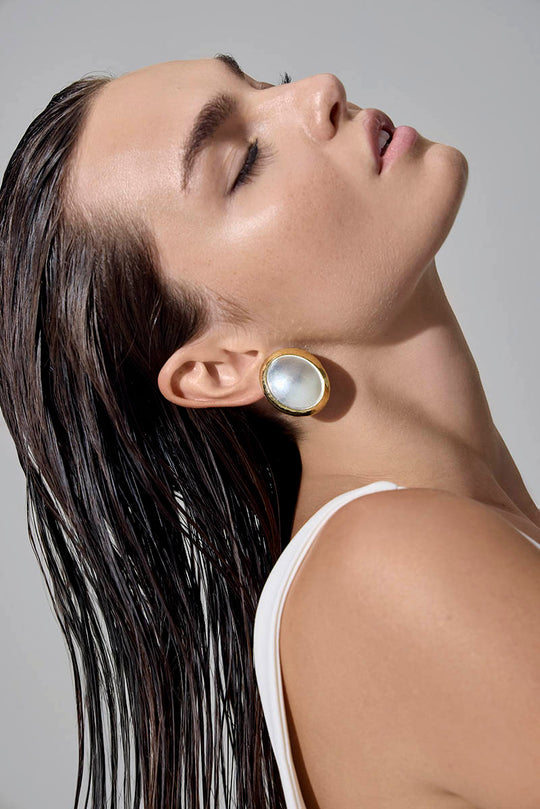 Linda Earrings Silver and Gold