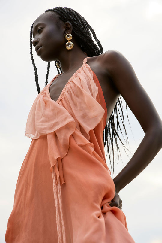 Eclipse Earring Clear Quartz