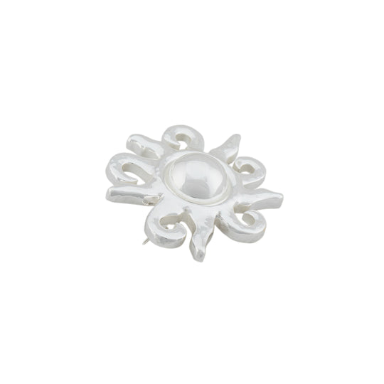 Soleil Brooch Silver