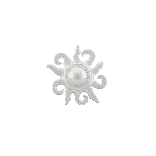 Soleil Brooch Silver