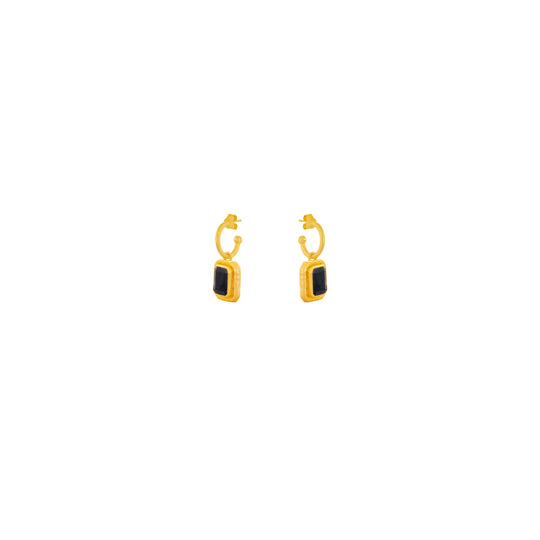Breeze Earrings Black Onyx