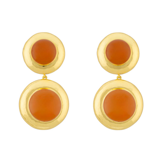 Eclipse Earring Carnelian