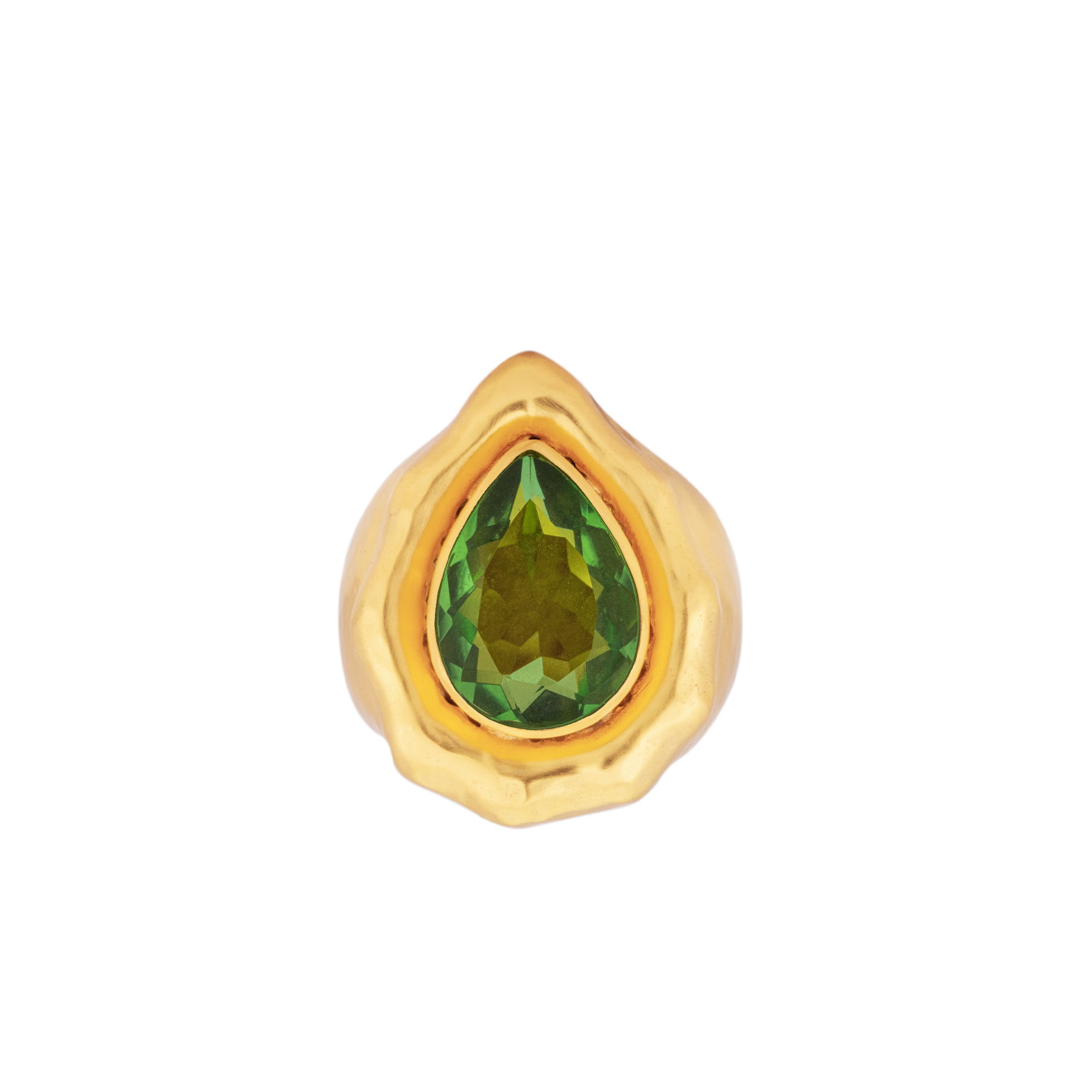 Paulina Ring Green Peridot Quartz
