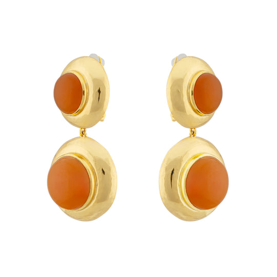 Eclipse Earring Carnelian