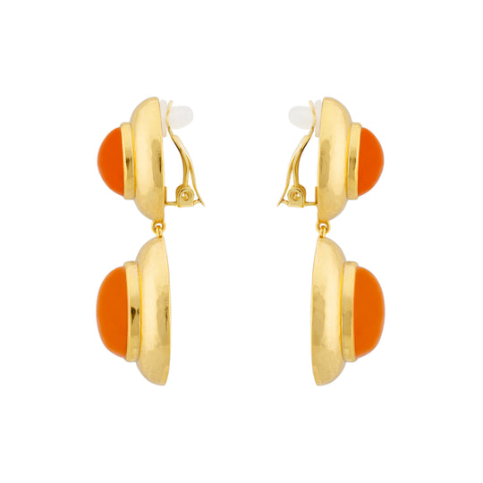 Eclipse Earring Carnelian