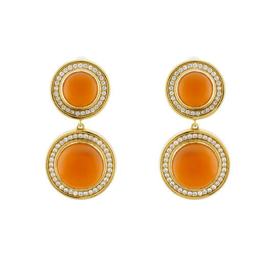 Solaris Earring Carnelian