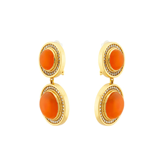 Solaris Earring Carnelian