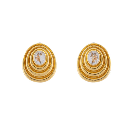 Presence Earrings Clear Quartz (Pre-Order)