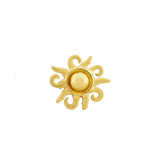 Soleil Brooch Gold