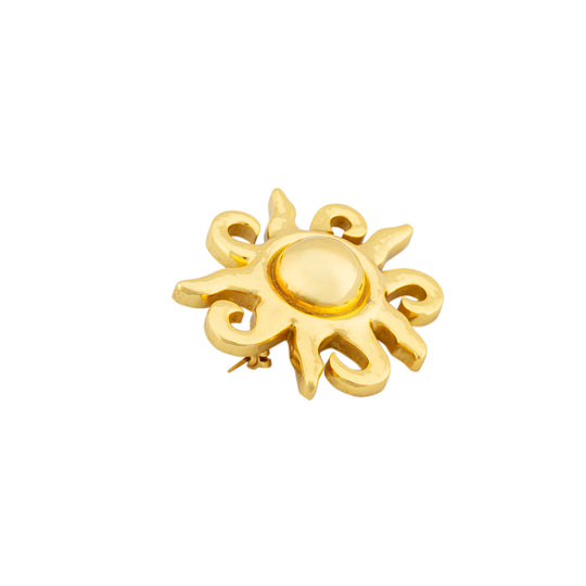 Soleil Brooch Gold