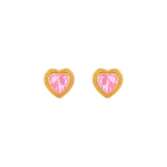 Lover Cufflink Rose Pink Quartz