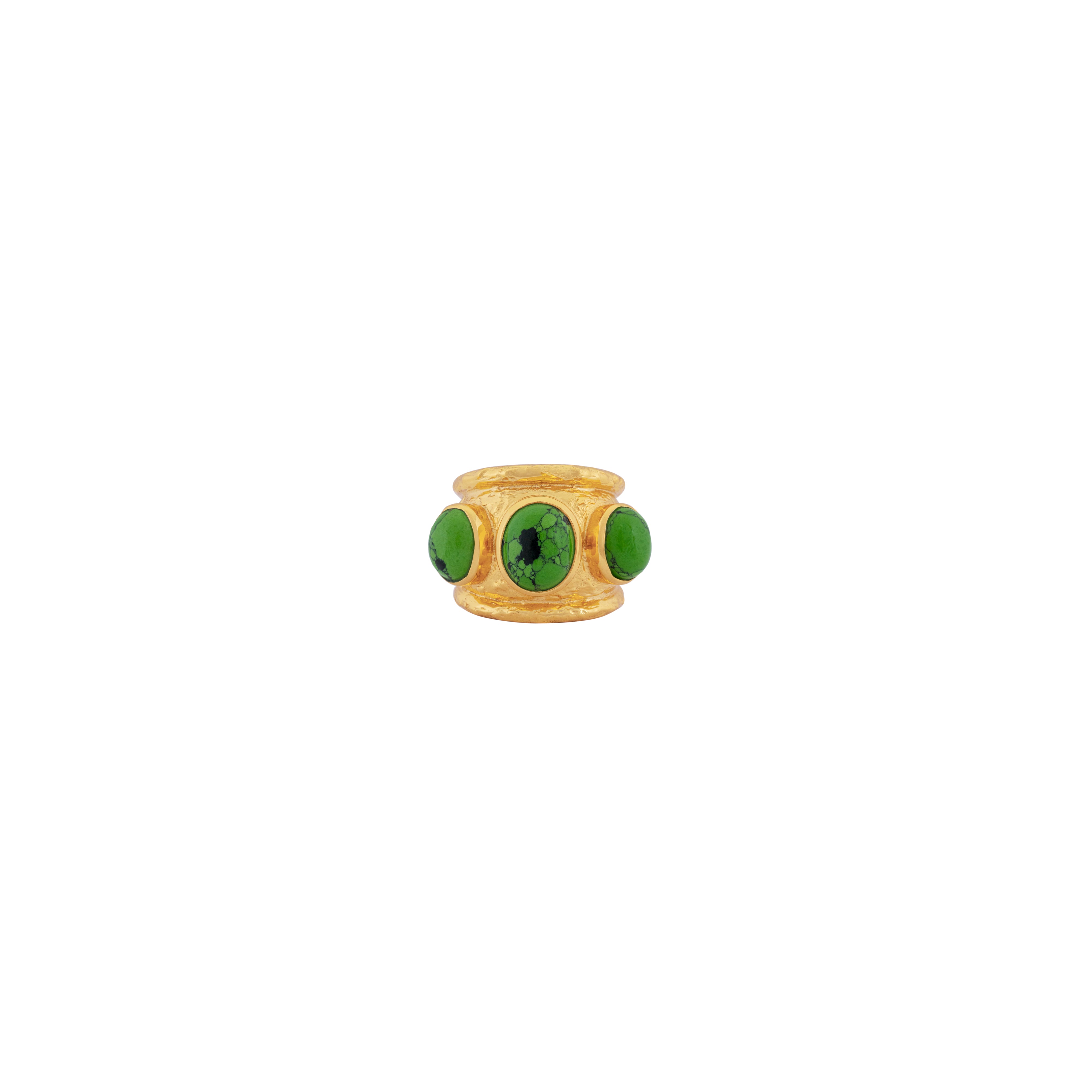 Nova Ring Green Turquoise