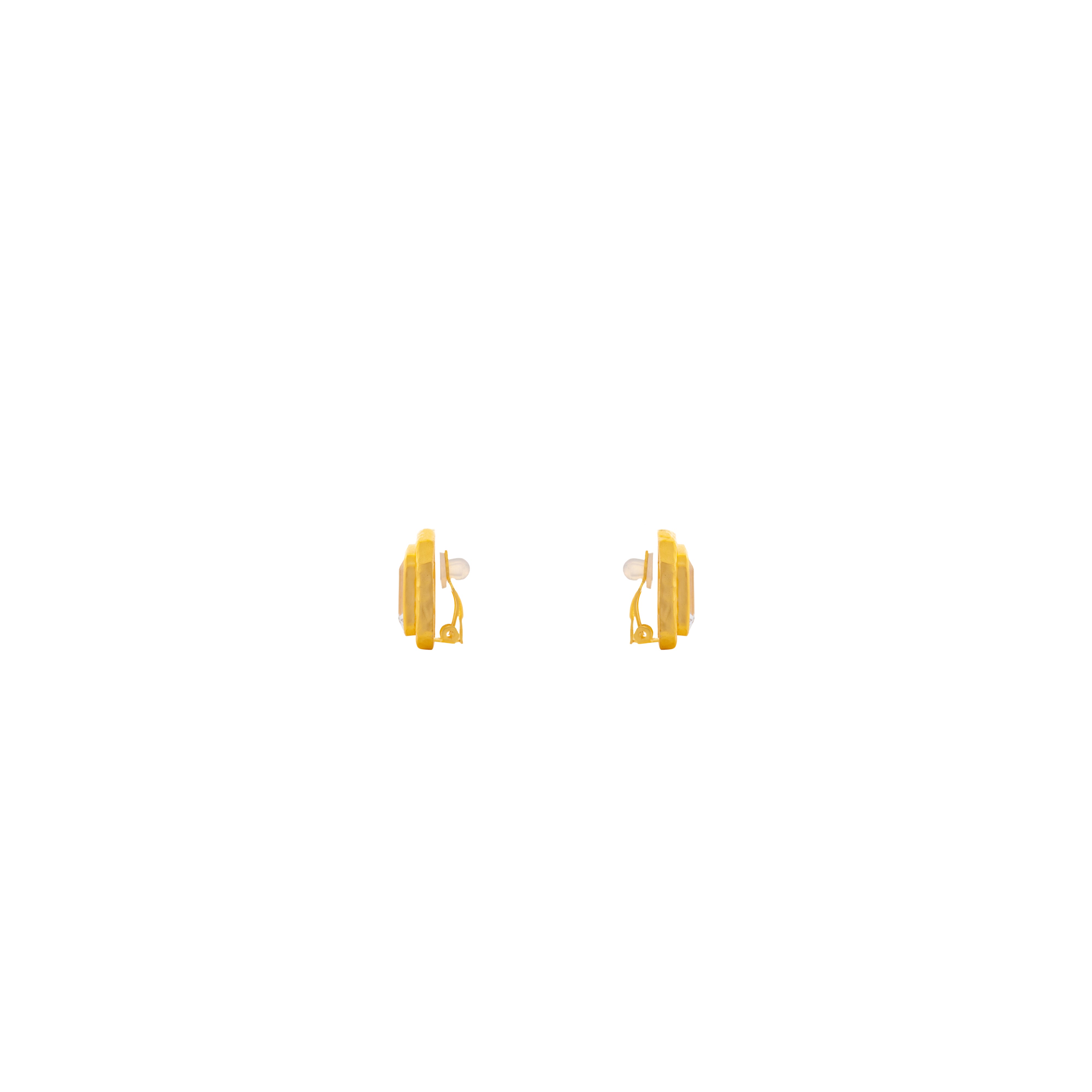 Scandal Earrings Clear Quartz