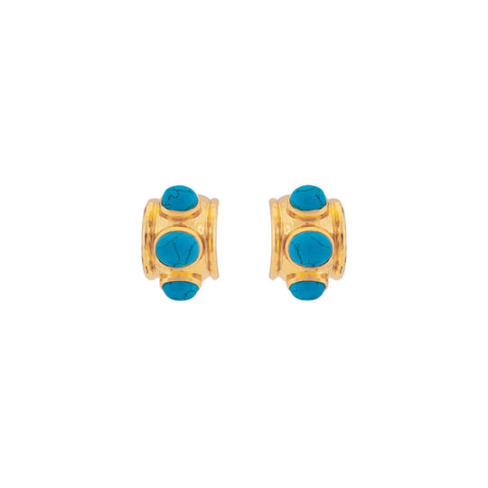 Nova Earrings Blue Turquoise