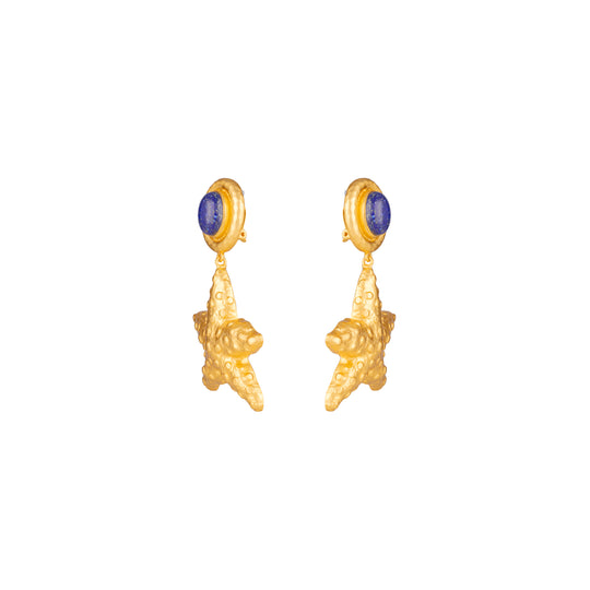 Giana Earrings Lapis