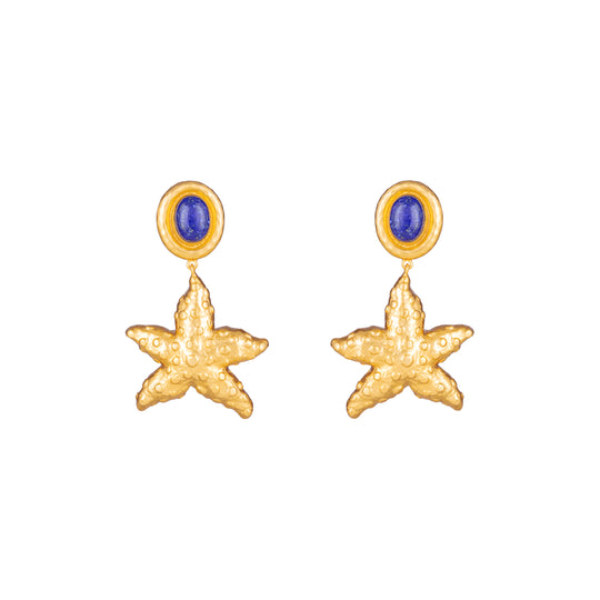 Giana Earrings Lapis