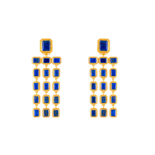 Franny Earrings Lapis