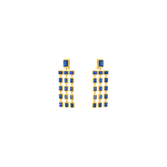 Franny Earrings Lapis