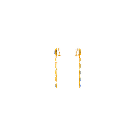 Franny Earrings Lapis