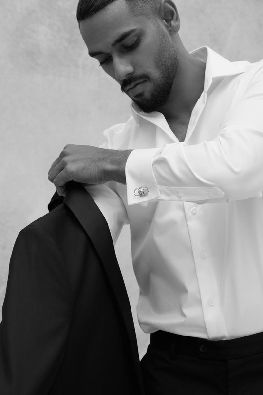 Braveheart Cufflink Red Ruby Crystal