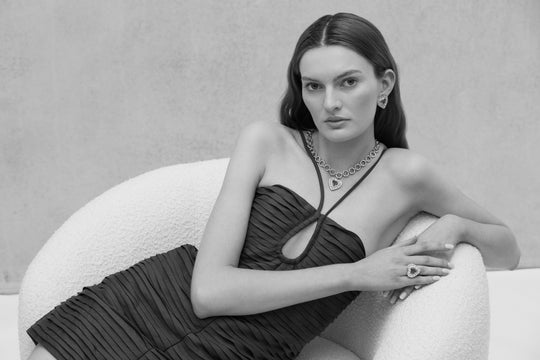 Hearts Earrings Rose Quartz