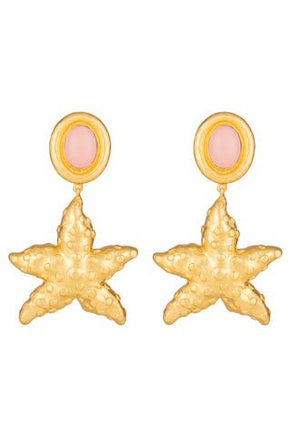 Giana Earrings Pink Coral