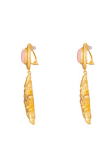 Giana Earrings Pink Coral