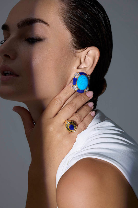 Cheryl Earrings Turquoise