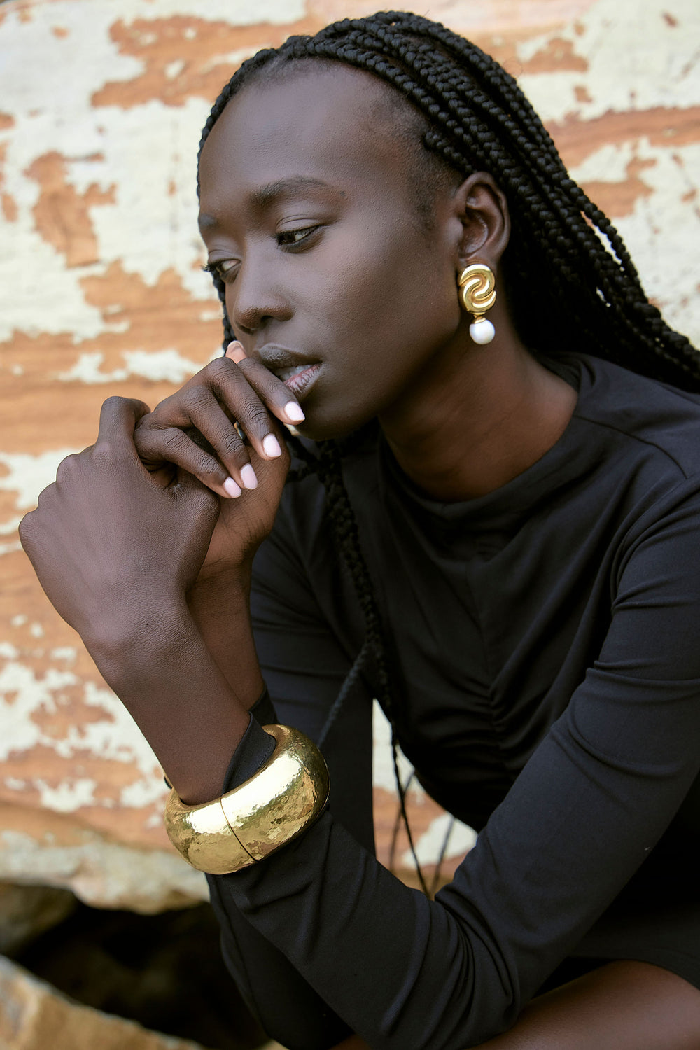 Blaze Earring Gold
