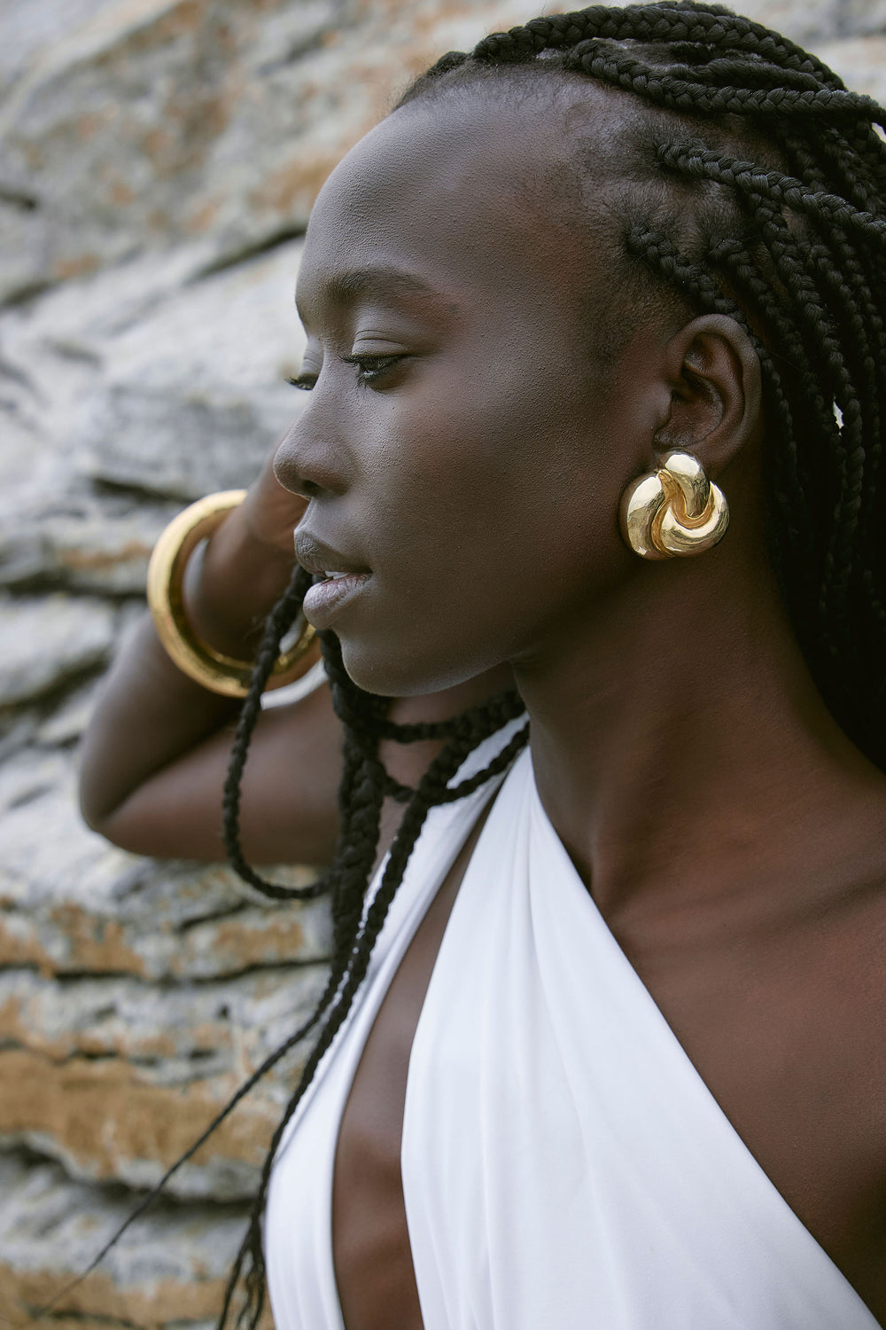 Solar Earring Gold