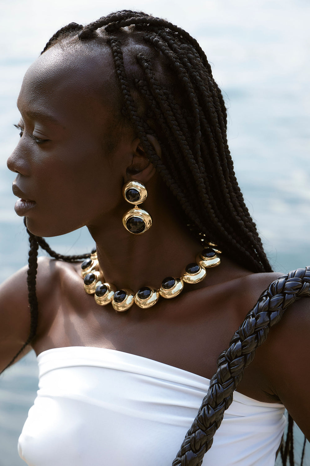 Eclipse Earring Black Onyx