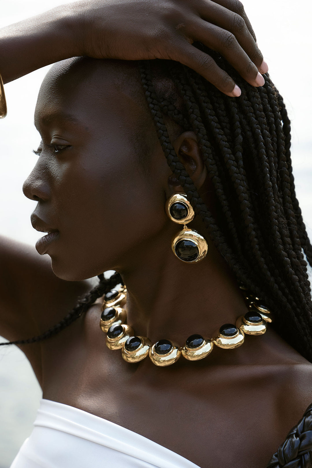 Eclipse Earring Black Onyx