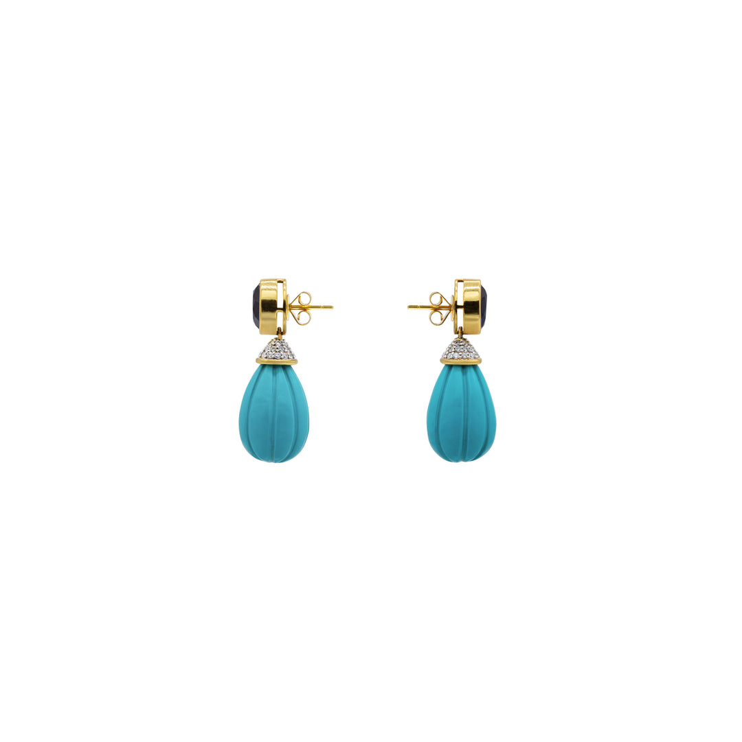 KAIELLE TURQUOISE AND SAPPHIRE