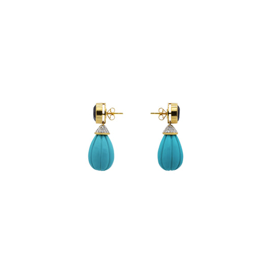 KAIELLE TURQUOISE AND SAPPHIRE