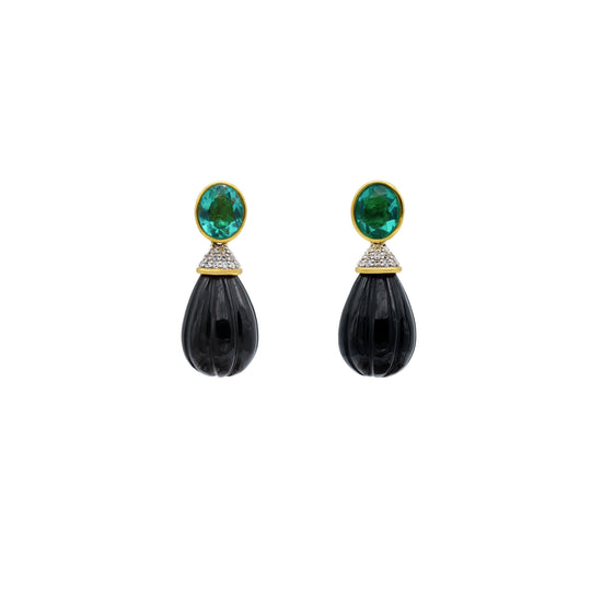 KAIELLE EMERALD AND BLACK