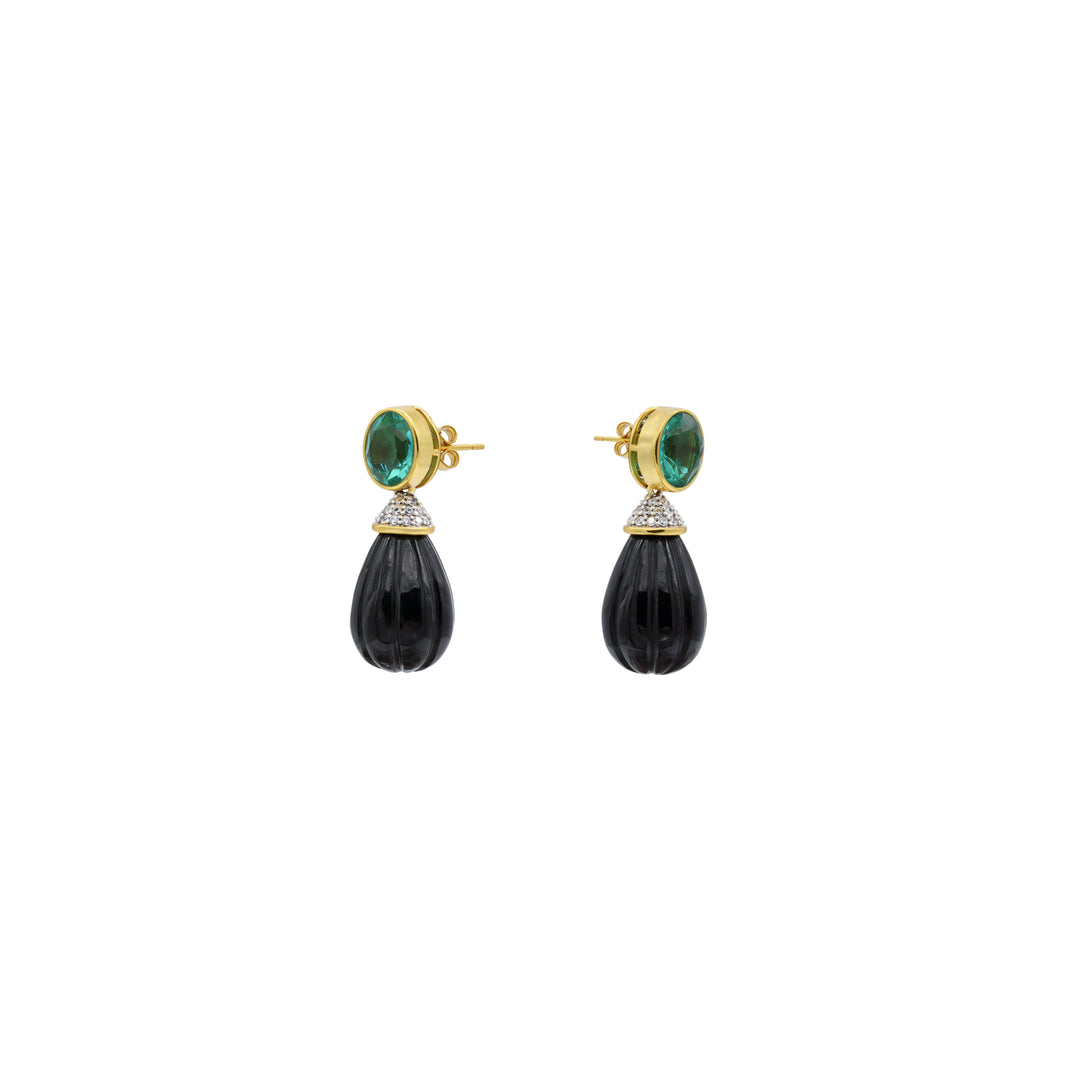 KAIELLE EMERALD AND BLACK
