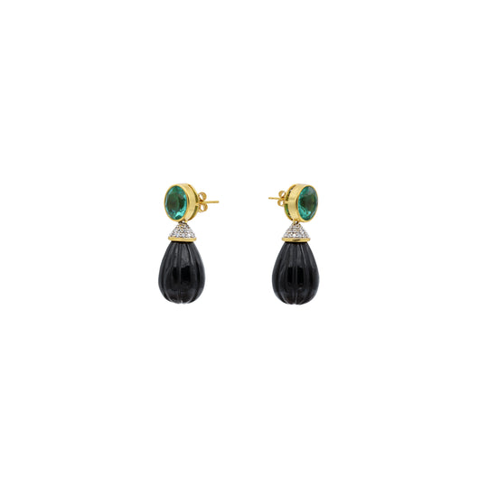 KAIELLE EMERALD AND BLACK