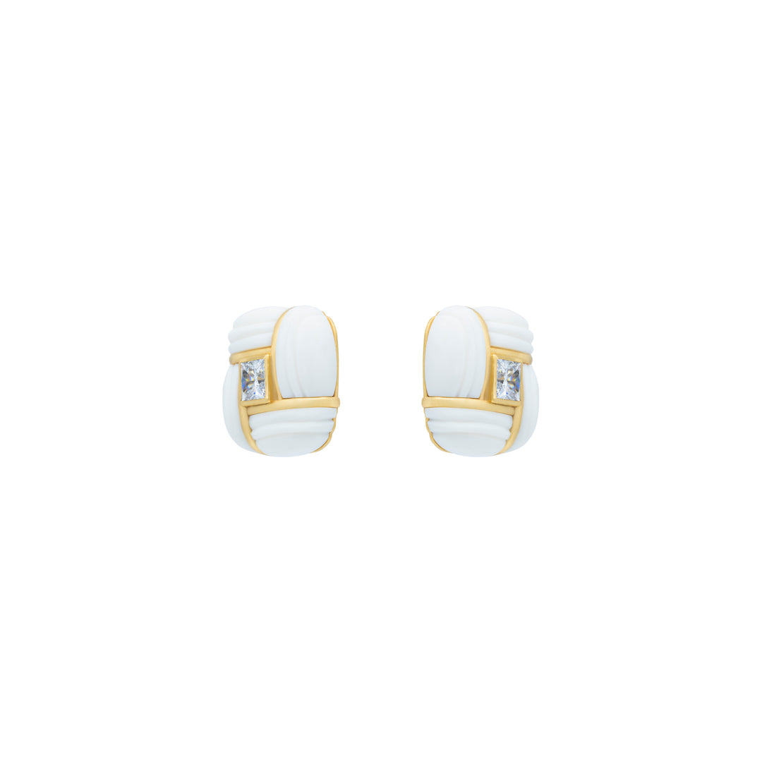 IXV16 Earring White Stone
