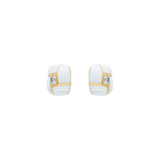 IXV16 Earring White Stone