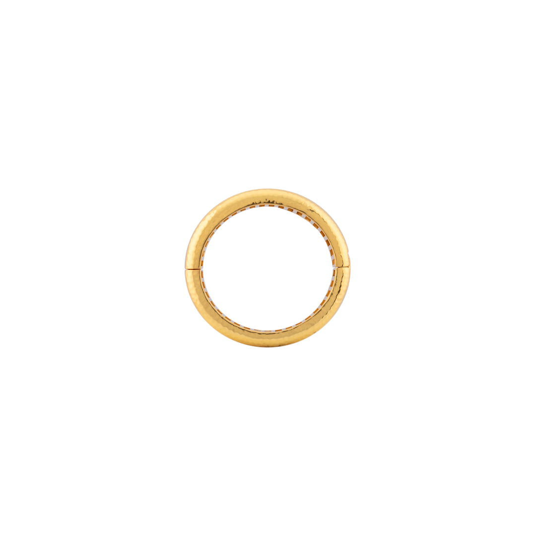 Domed Bangle Small Gold