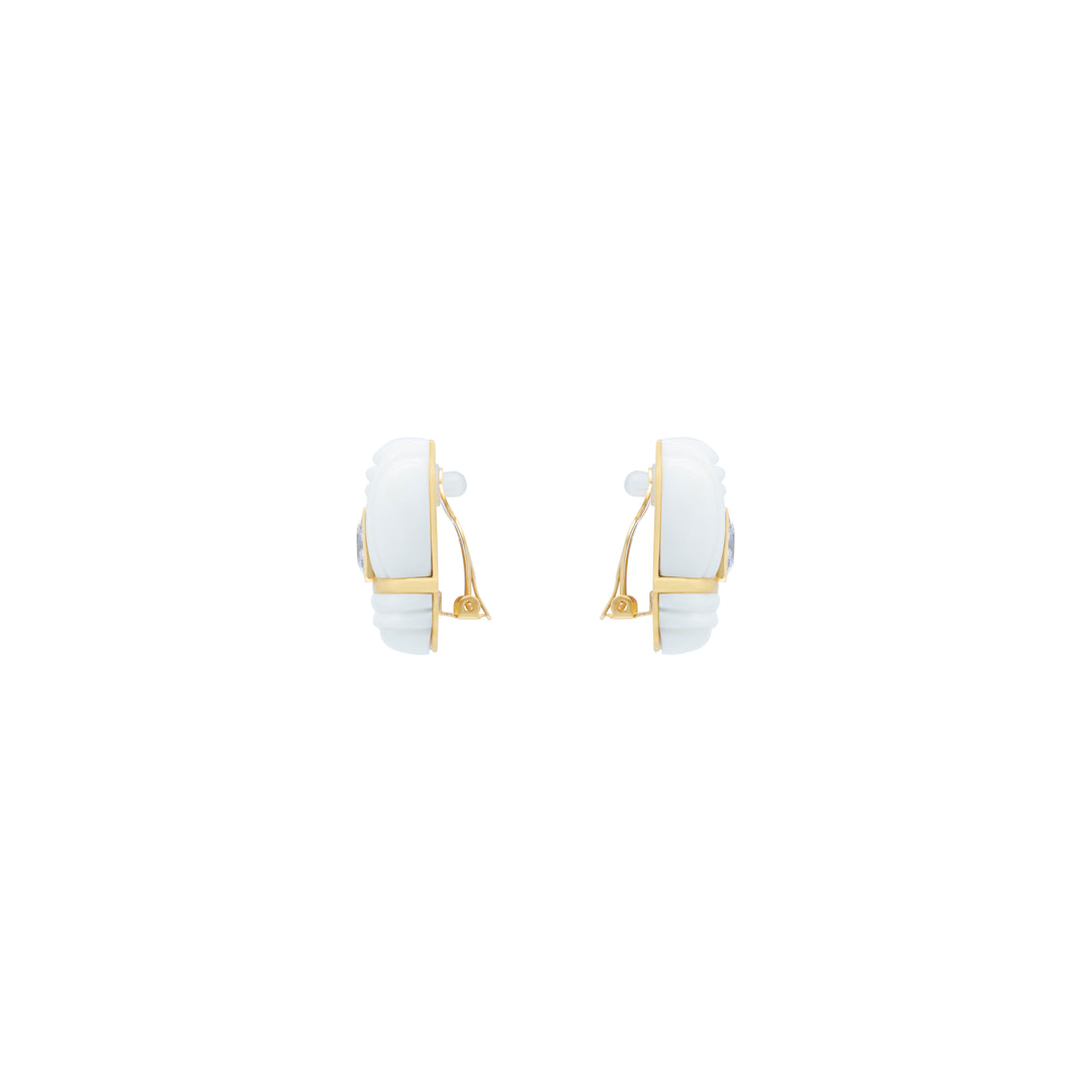 IXV16 Earring White Stone