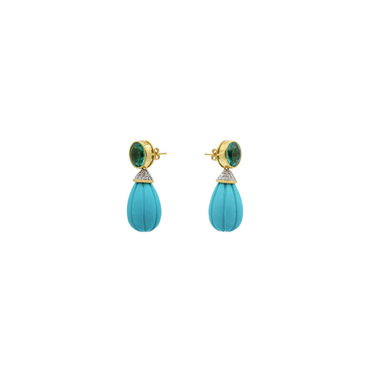 KAIELLE TURQUOISE AND EMERALD