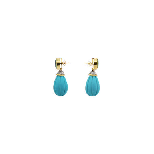 KAIELLE TURQUOISE AND EMERALD