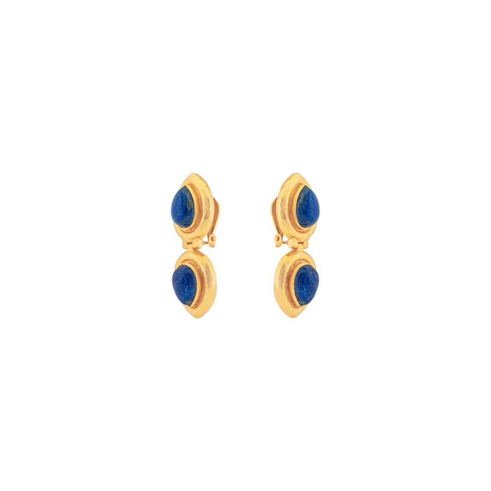 Paula Earrings Lapis