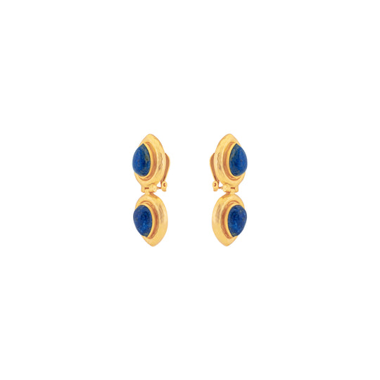 Paula Earrings Lapis