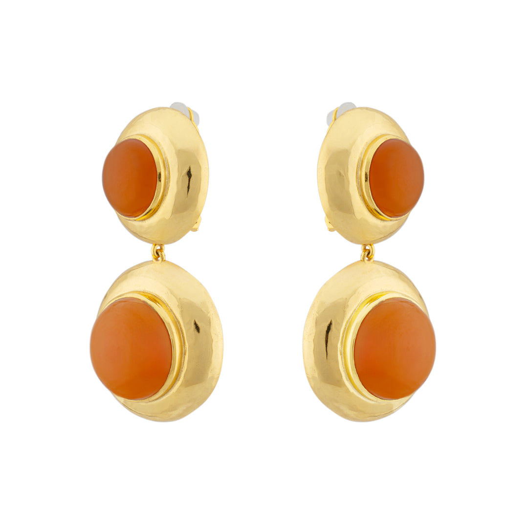 Eclipse Earring Carnelian