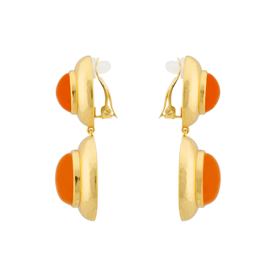 Eclipse Earring Carnelian