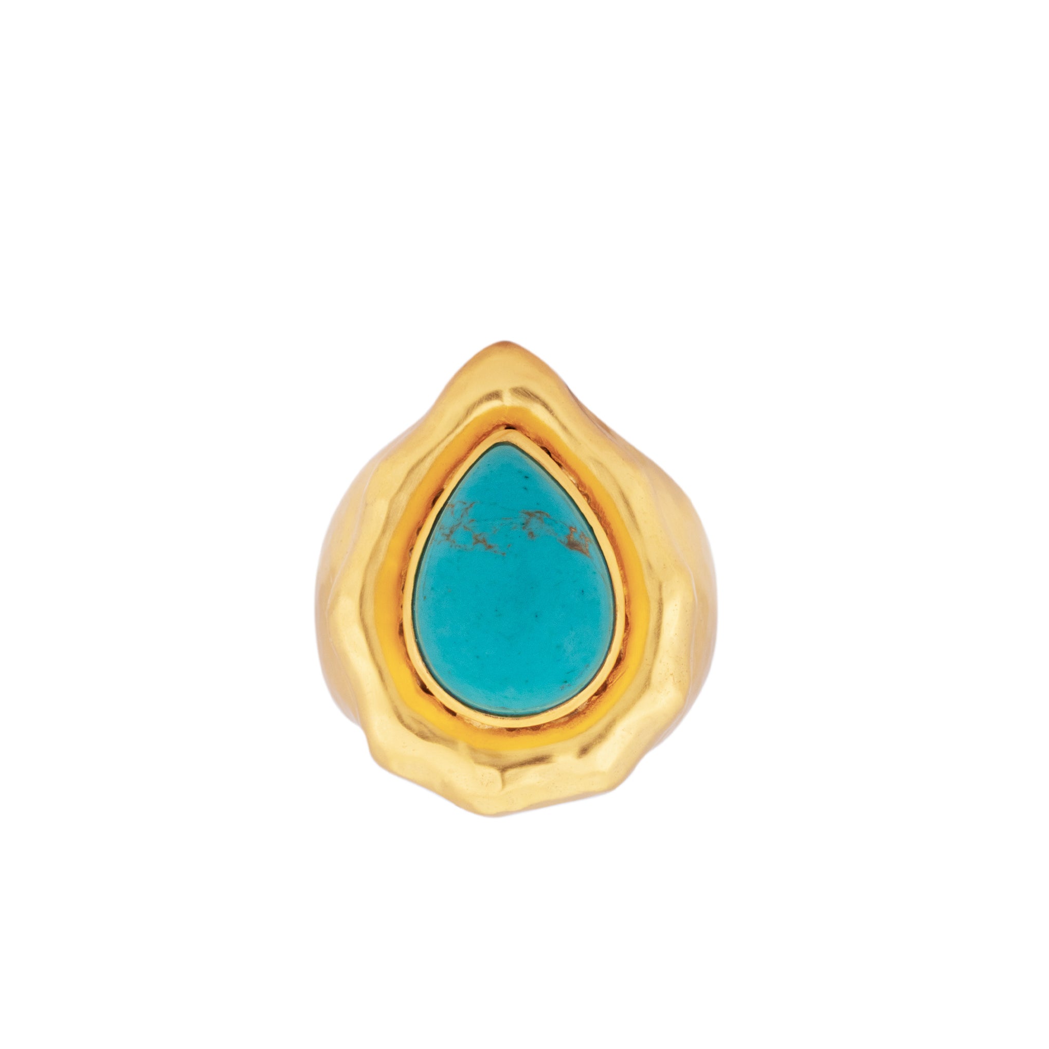 Paulina Ring Golden Turquoise
