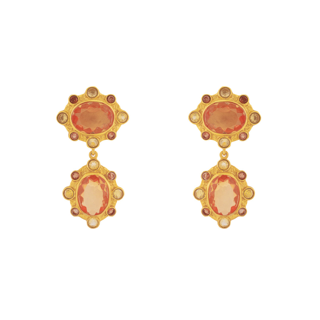 Vera Earrings Citrine Quartz